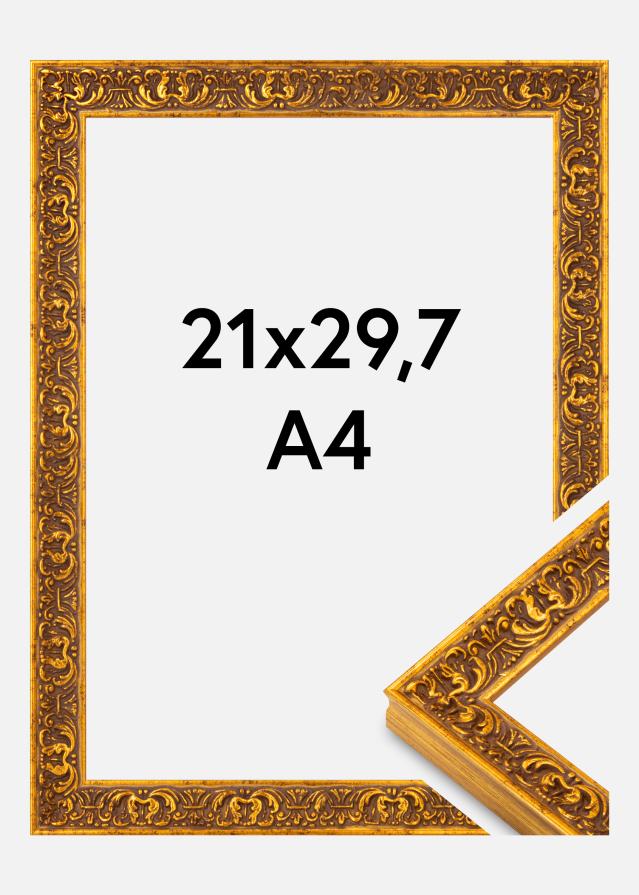 Rám Amber Akrylglas Zlato 21x29,7 cm (A4)