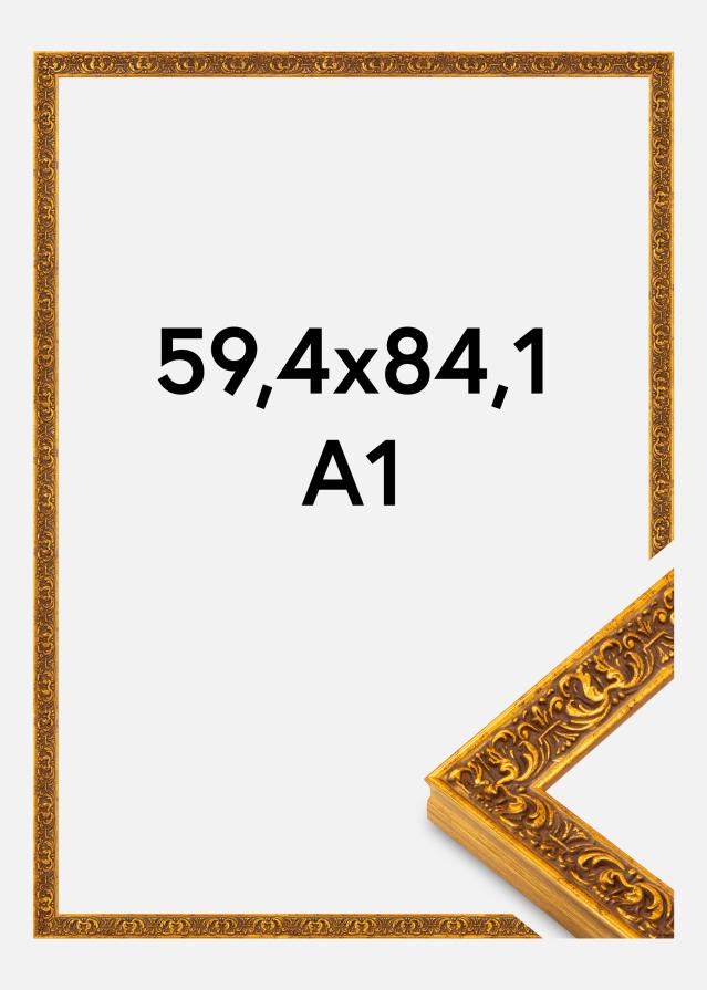 Rám Amber Akrylové sklo Zlatá 59,4x84,1 cm (A1)