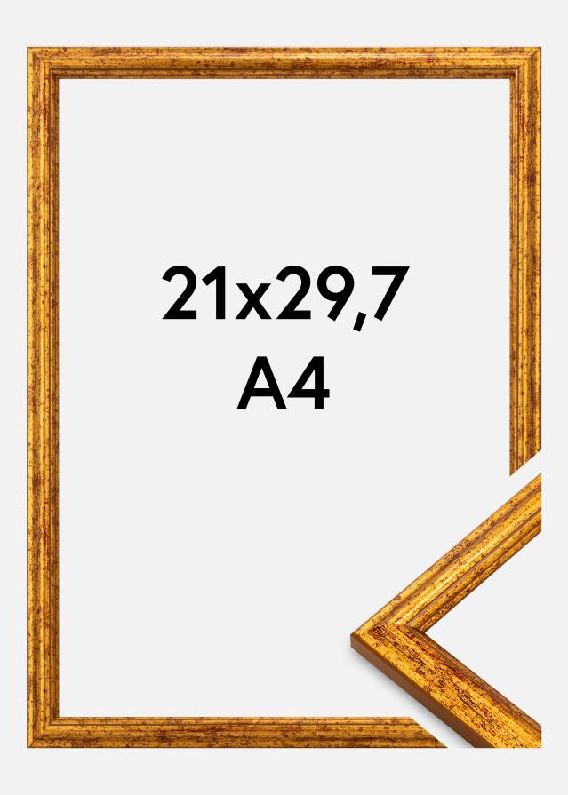 Rám Claudia Akrylglas Zlato 21x29,7 cm (A4)