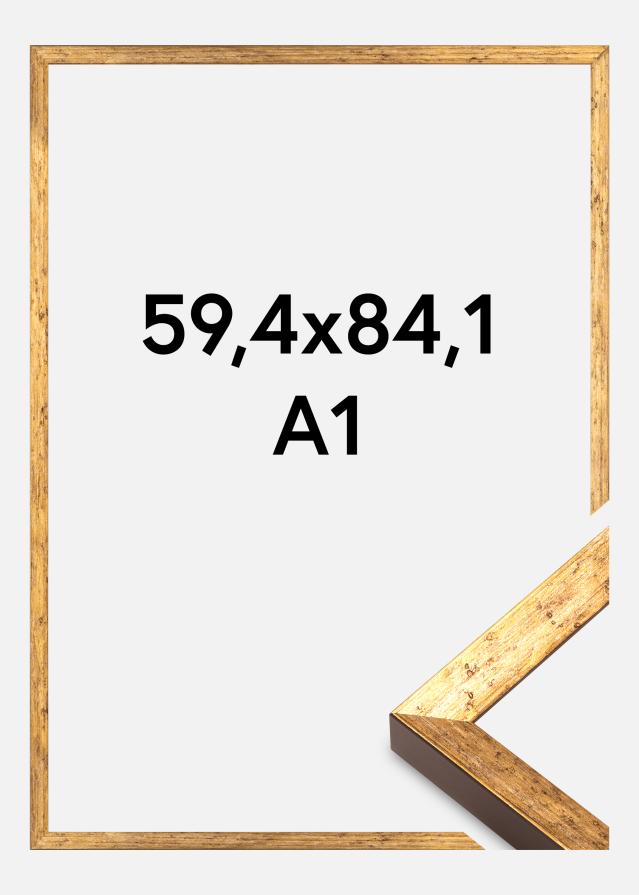 Rám Dune Akrylové sklo Zlatá 59,4x84,1 cm (A1)