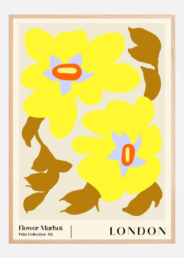 Flower Market. London Plagát