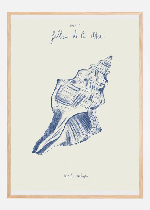 Filles de la mer n.2 - La conchiglia Plagát