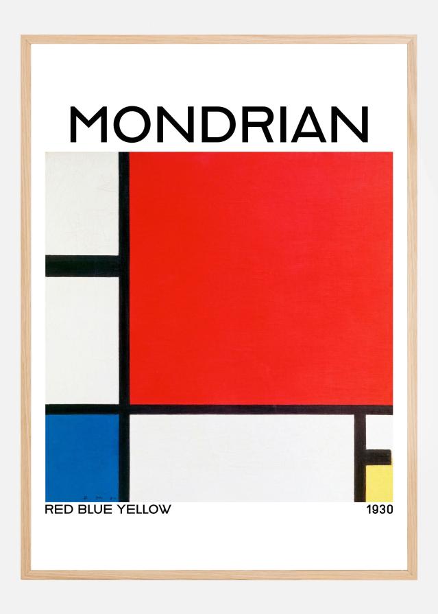 Composition with Red Plagát