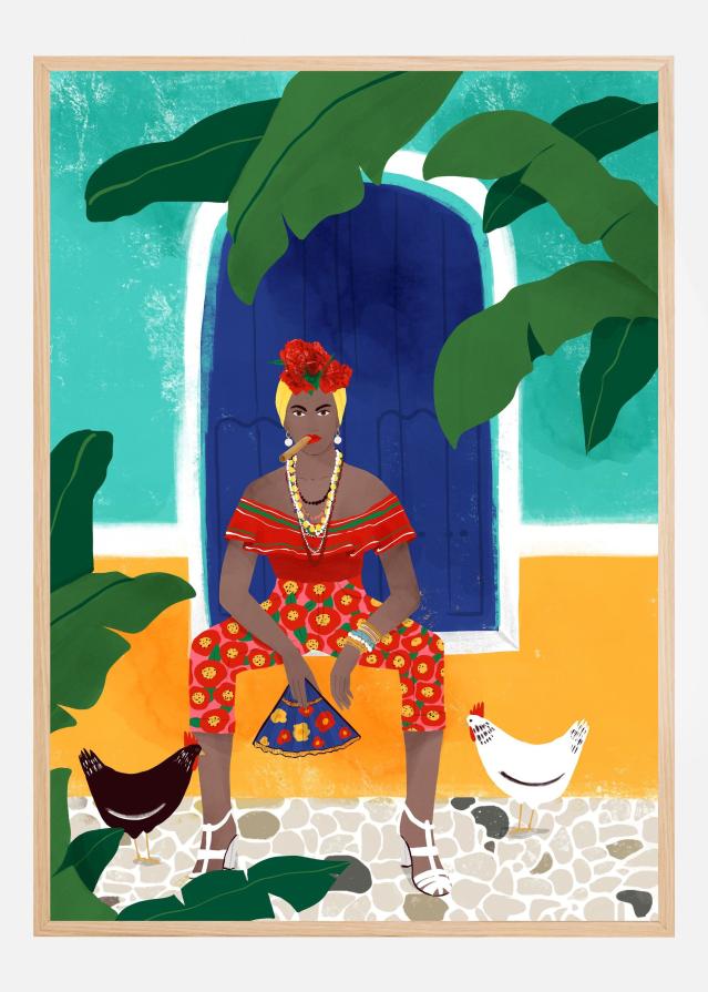 Femm au cigare Plagát