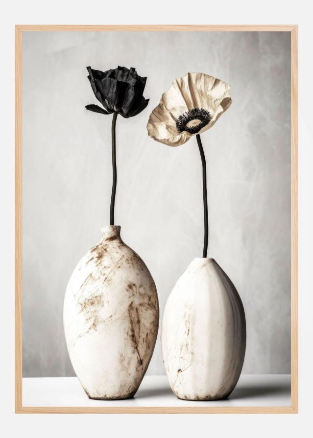 White Ceramic No 3 Plagát