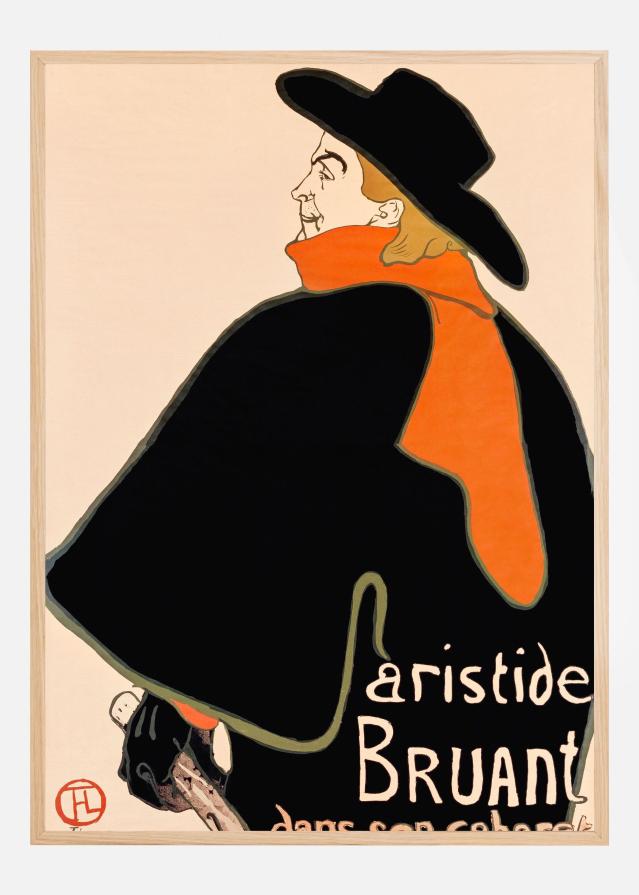 Aristide Bruant In His Cabaret (1893) Plagát