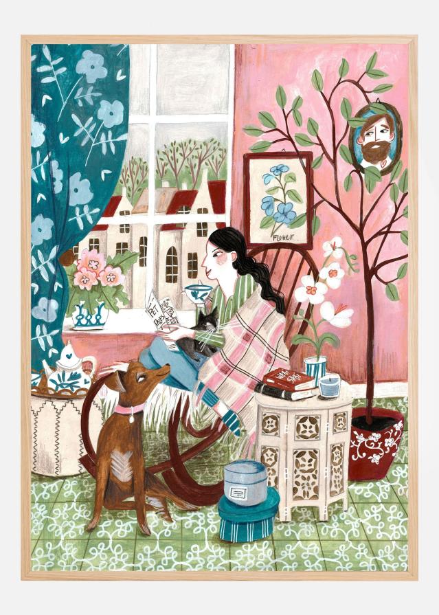 Love of reading Plagát