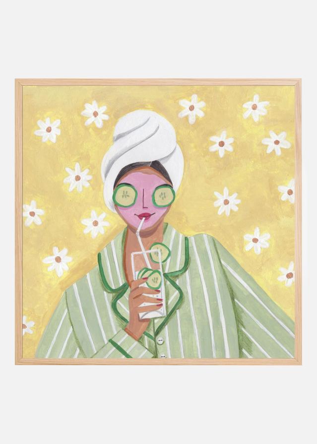 Woman Relax Time Plagát