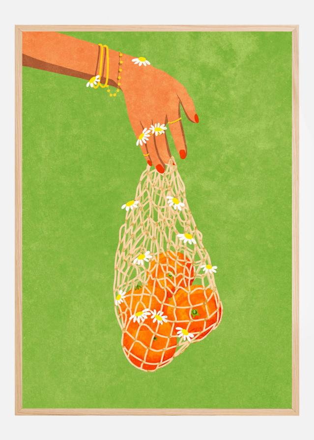 Fresh Oranges Plagát