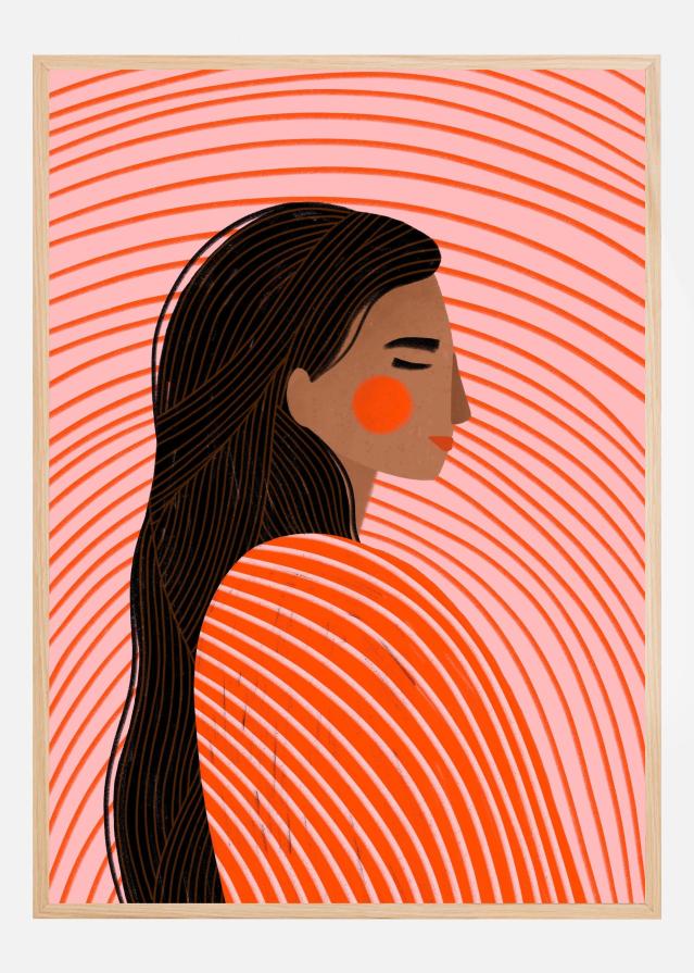 The Woman With the Lines Plagát