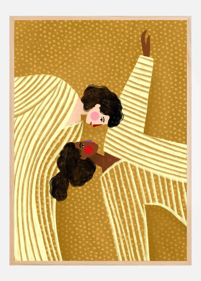 Two Line Women Plagát