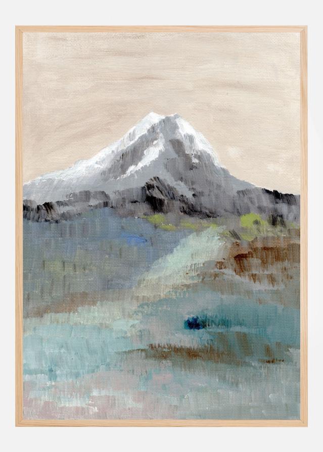 Calm mountainscape Plagát