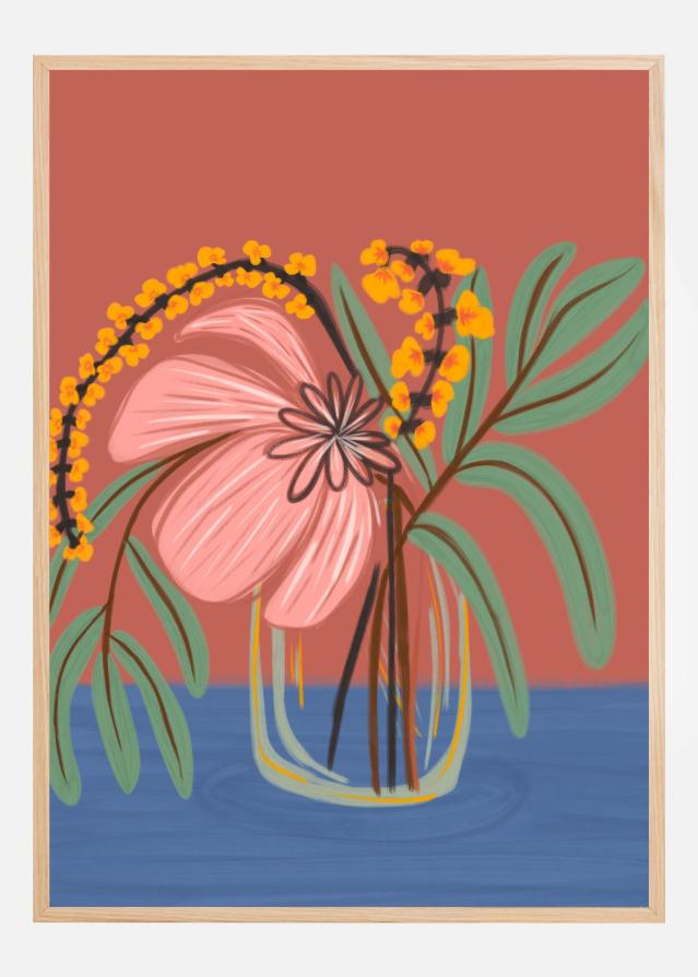 Earthen Blossom Plagát