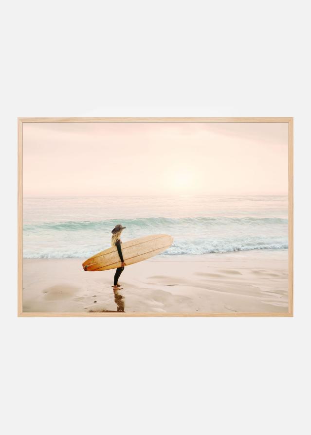 Surfer Cowgirl Plagát