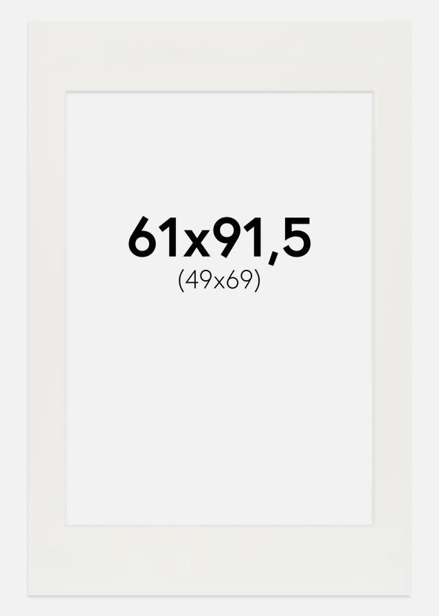 Pasparta Biela 3 mm Biely stred 61x91,5 cm (49x69)