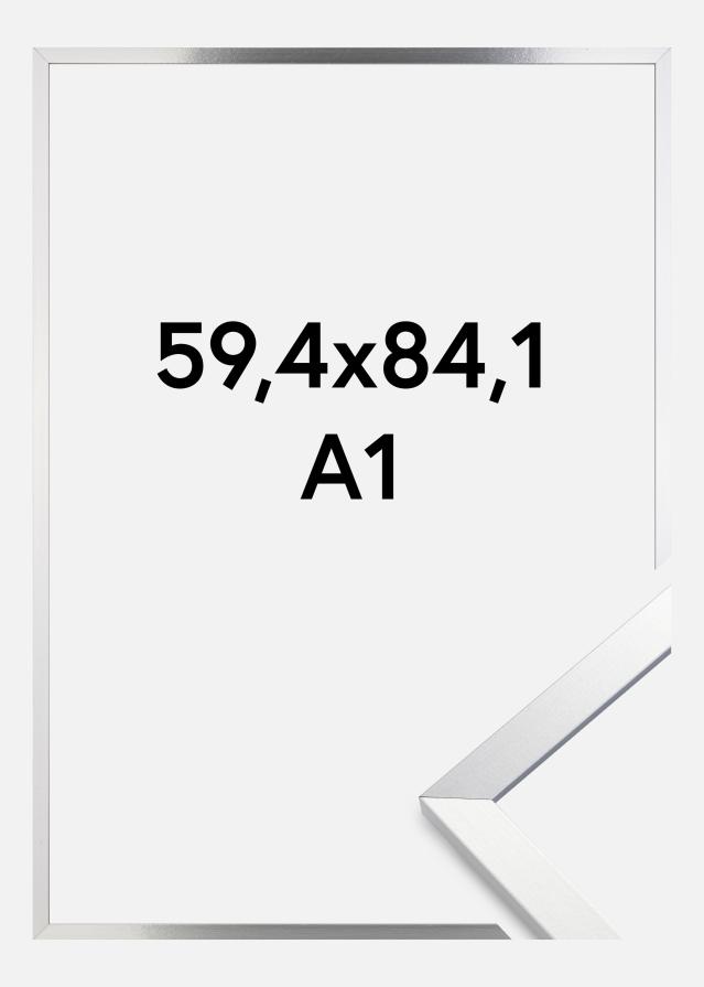 Rám Trendy Akrylové sklo Strieborný 59,4x84,1 cm (A1)