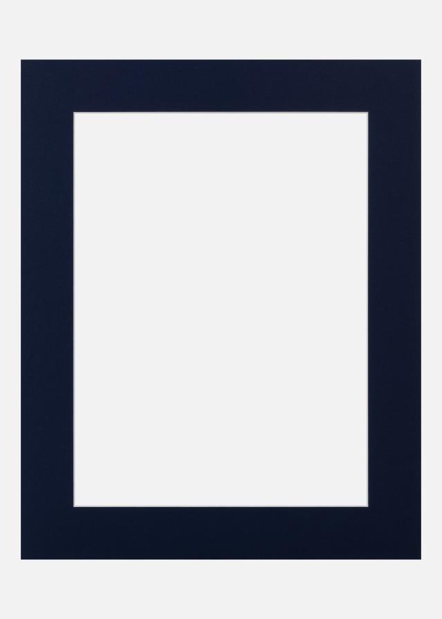Passepartout Deep Blue (Biele Jadro) 50x70 cm (39x59)