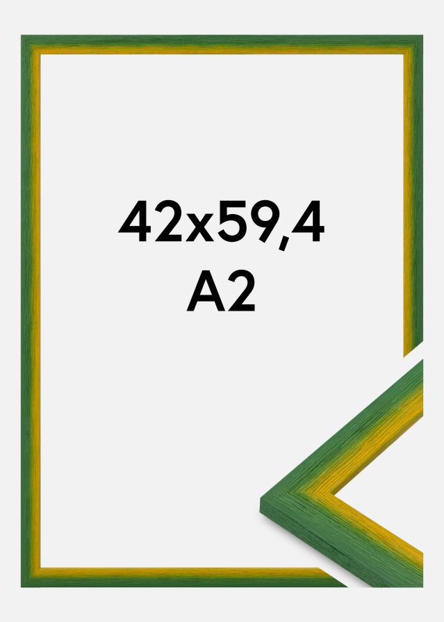 Rám Cornwall Akrylové sklo Zelená 42x59,4 cm (A2)