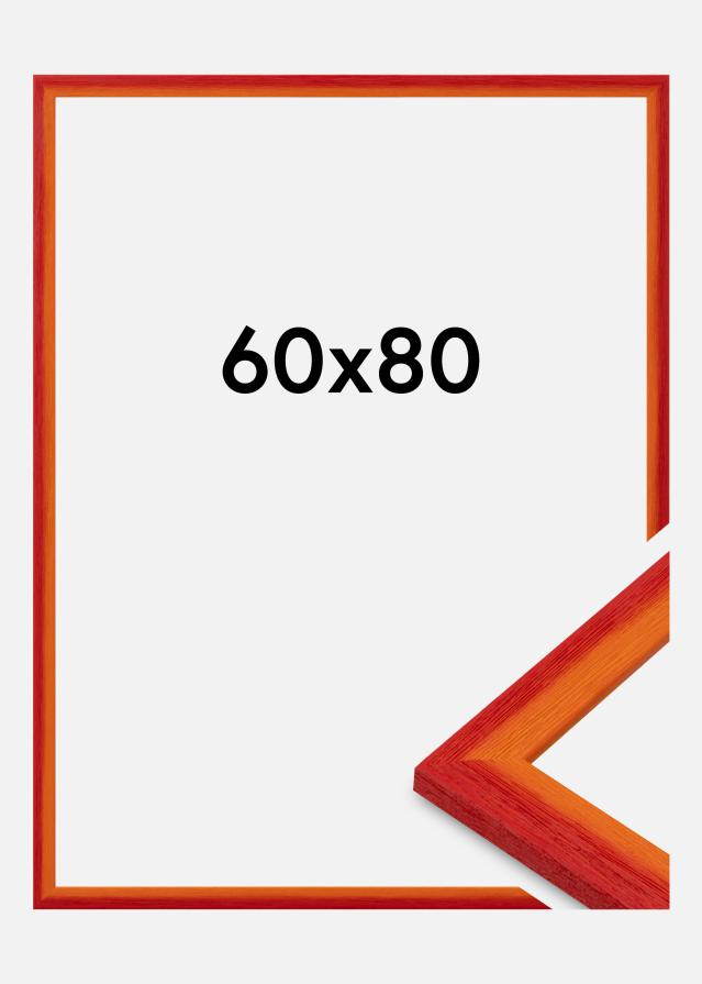 Rám Cornwall Akrylové sklo Červený 60x80 cm