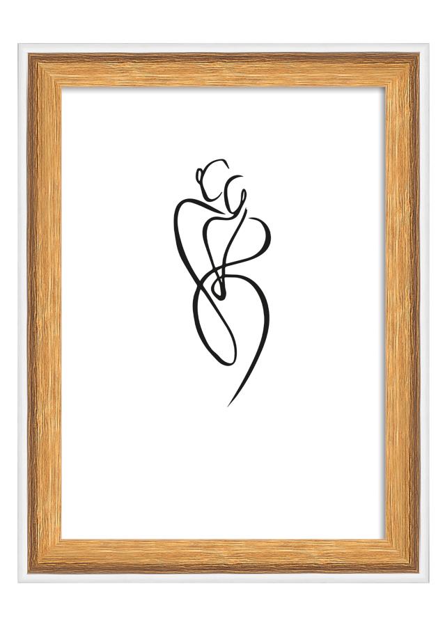 Rám Silhouette Orech 10x15 cm