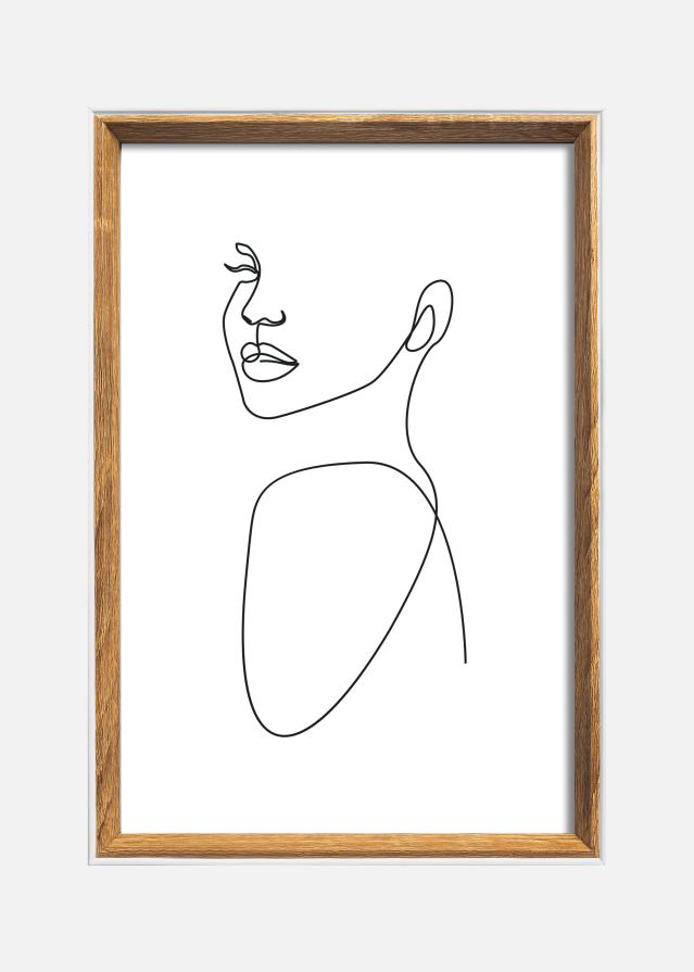 Rám Silhouette Orech 20x30 cm