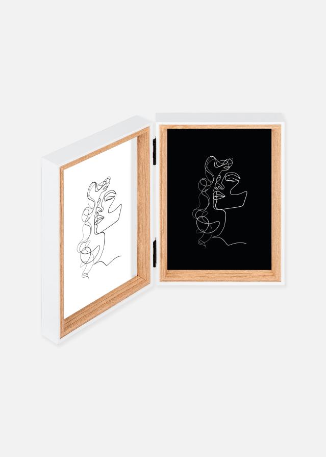 Silhouette Otvárací rám Dub 13x18 cm – 2 obrázky