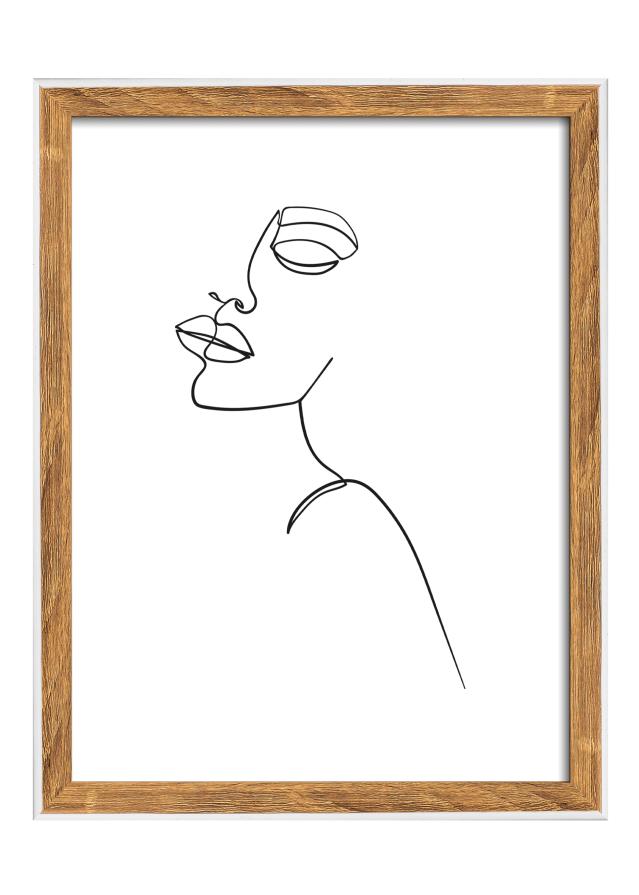 Rám Silhouette Orech 15x20 cm