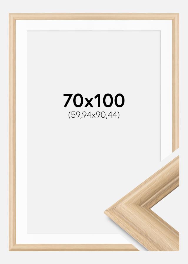 Rám Västkusten Dub 70x100 cm - Pasparta Biela 24x36 inches