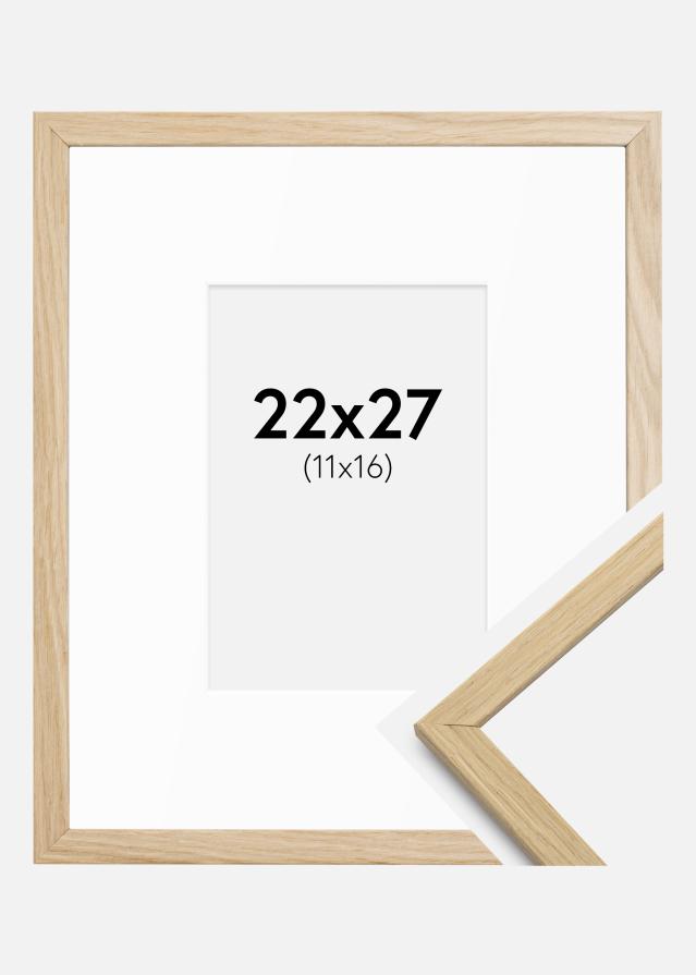 Rám Edsbyn dub 22x27 cm - Pasparty Biela 12x17 cm