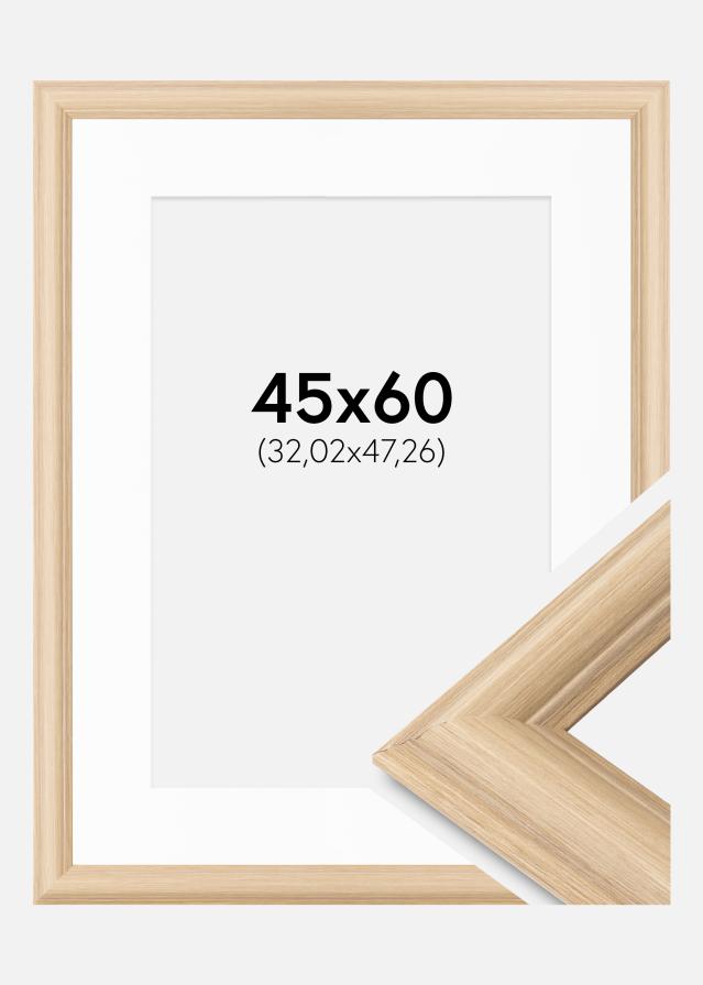 Rám Västkusten dub 45x60 cm - Pasparty Biela 13x19 inches
