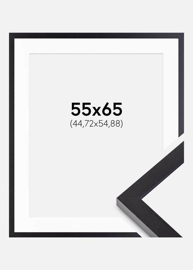 Rám Selection čierna 55x65 cm - Pasparty Biela 18x22 inches