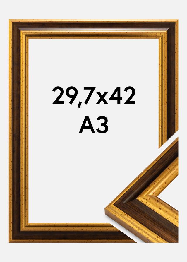 Rám Aberystwyth Akrylové sklo Zlatá 29,7x42 cm (A3)