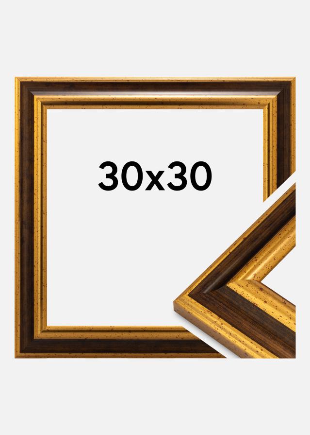 Rám Aberystwyth Akrylové sklo Zlatá 30x30 cm