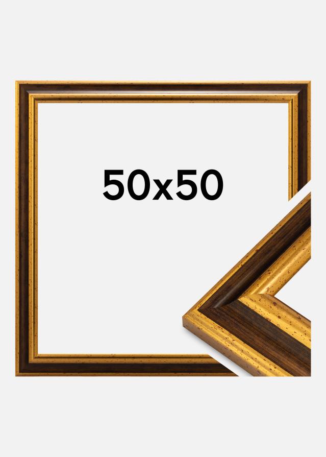 Rám Aberystwyth Akrylové sklo Zlatá 50x50 cm