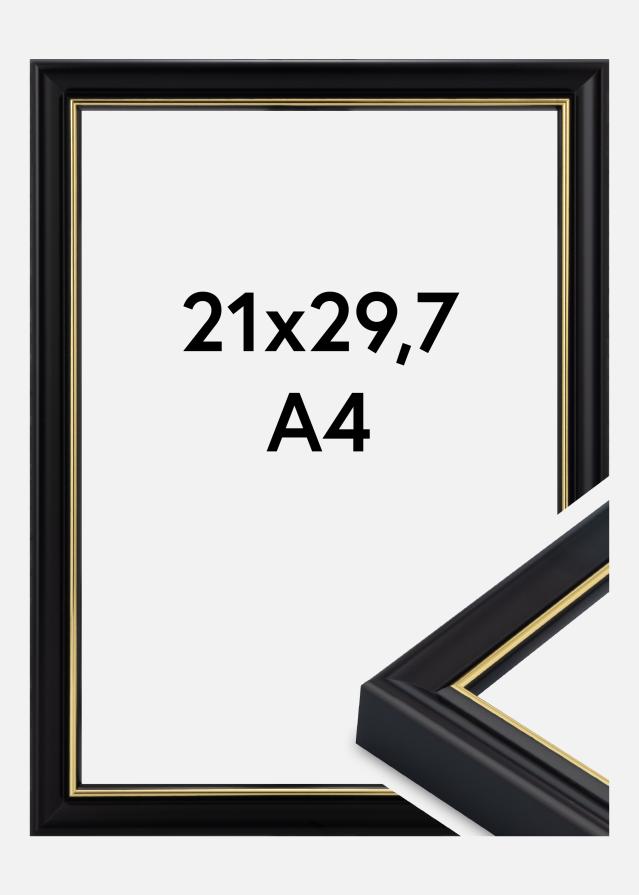 Rám Canterbury Akrylové sklo Čierna 21x29,7 cm (A4)