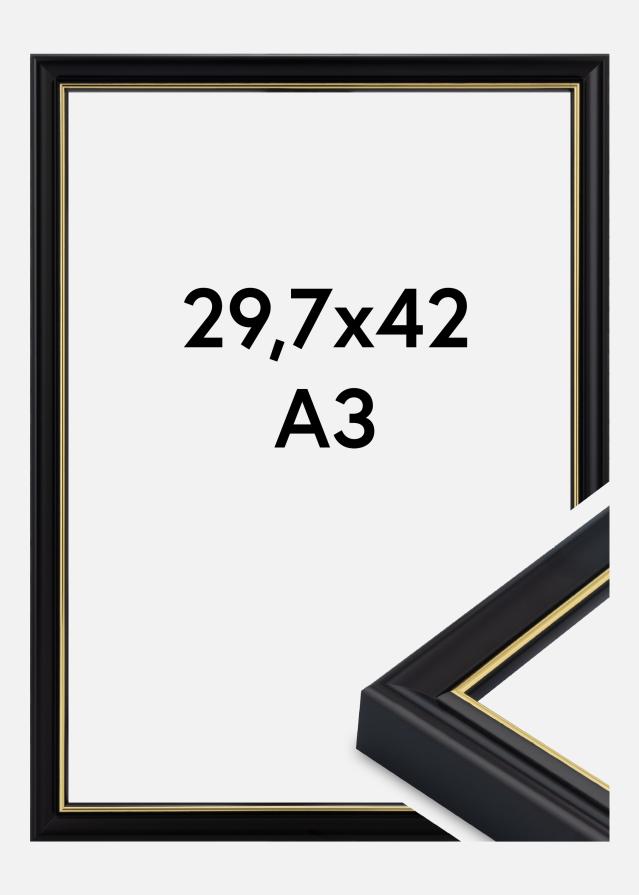 Rám Canterbury Akrylové sklo Čierna 29,7x42 cm (A3)