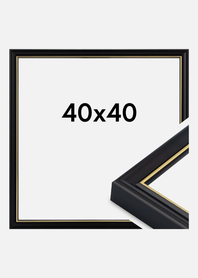 Rám Canterbury Akrylové sklo Čierna 40x40 cm
