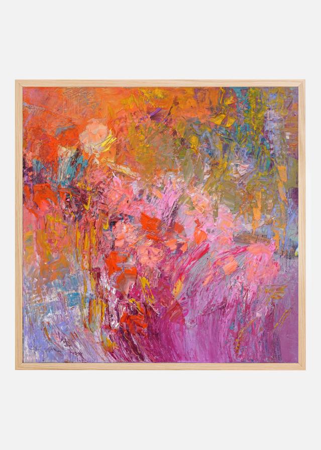 New Morning In Rose Garden Plagát