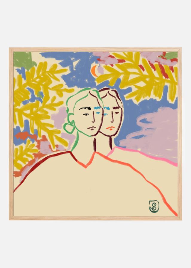 Gemeni Zodiac Plagát