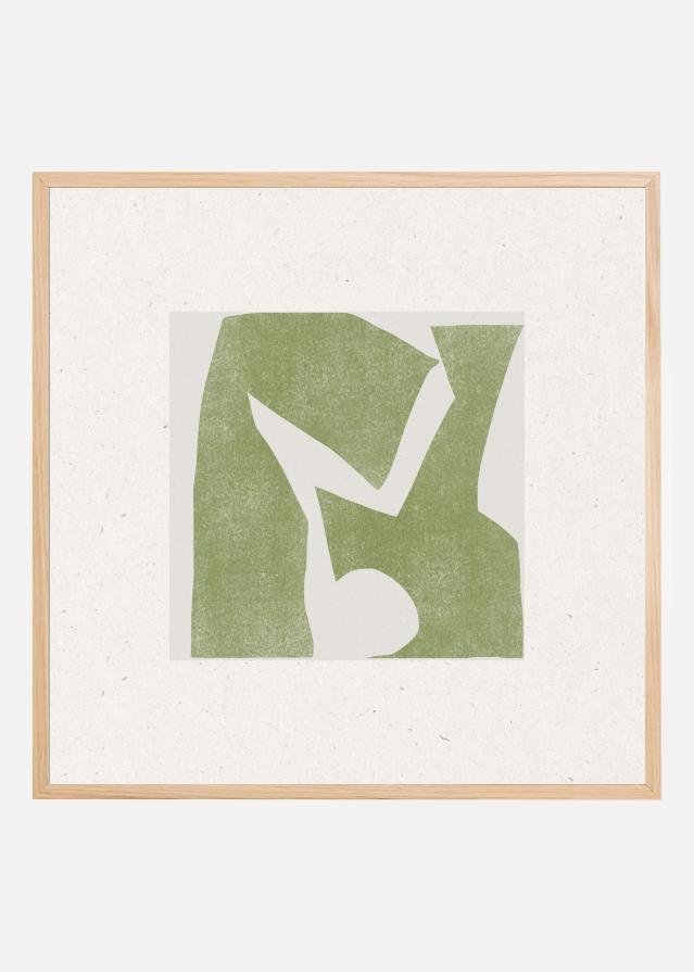 Green Geometric Harmony Plagát