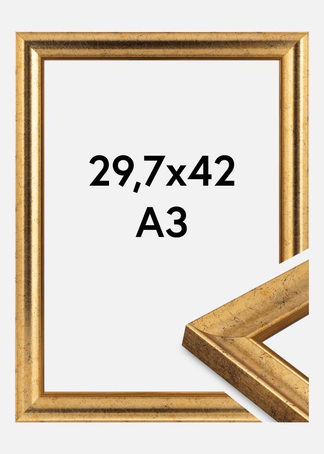 Rám Conca Akrylové sklo Zlatá 29,7x42 cm (A3)