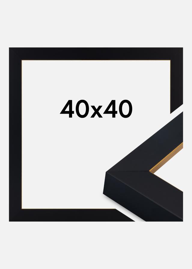 Rám Sussex Akrylové sklo Čierna/Zlatá 40x40 cm