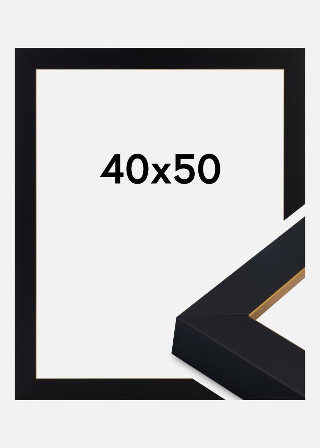 Rám Sussex Akrylové sklo Čierna/Zlatá 40x50 cm
