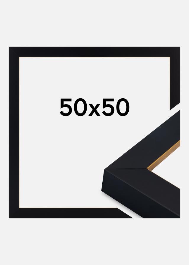 Rám Sussex Akrylové sklo Čierna/Zlatá 50x50 cm