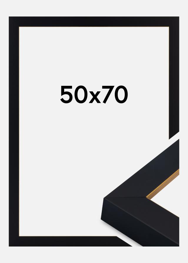 Rám Sussex Akrylové sklo Čierna/Zlatá 50x70 cm
