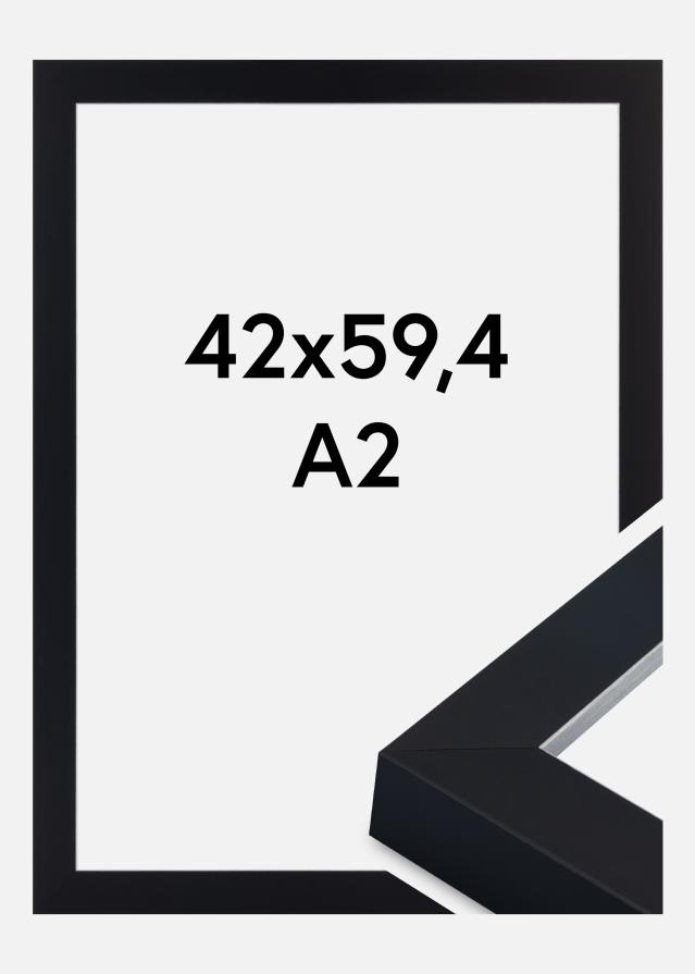 Rám Sussex Akrylové sklo Čierna/Strieborná 42x59,4 cm (A2)