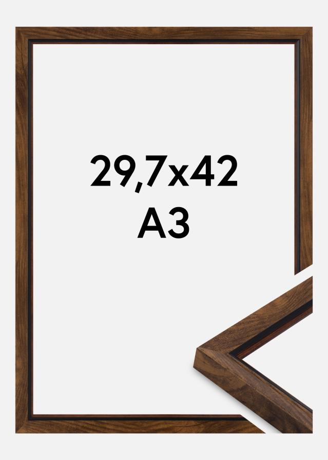 Rám Obsidian Akrylové sklo Orech 29,7x42 cm (A3)