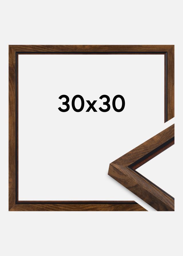 Rám Obsidian Akrylové sklo Orech 30x30 cm