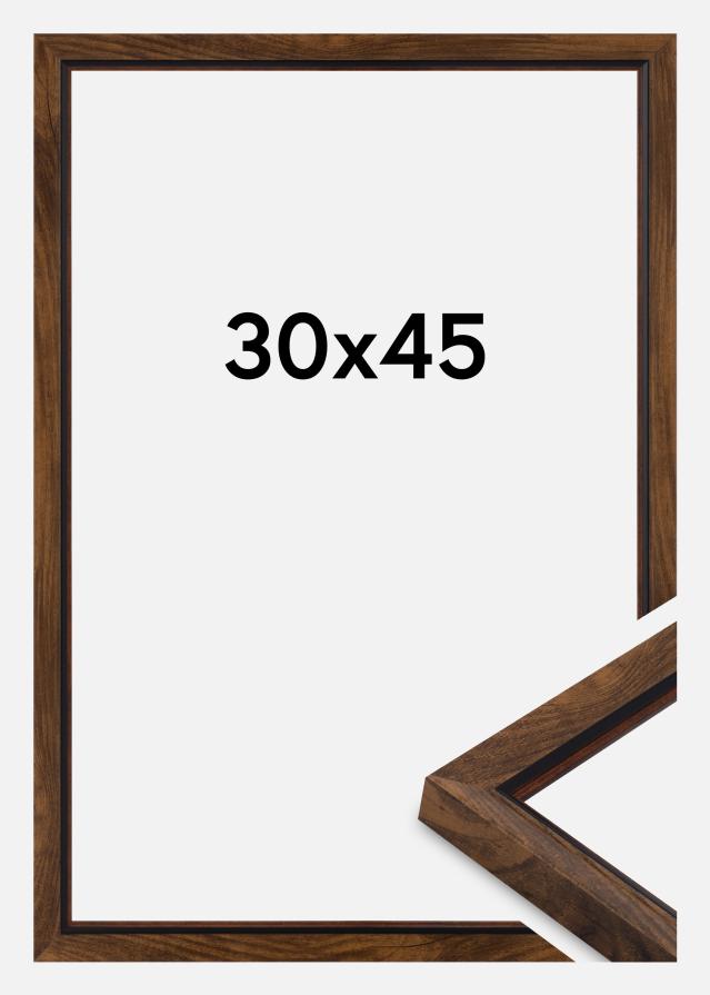 Rám Obsidian Akrylové sklo Orech 30x45 cm