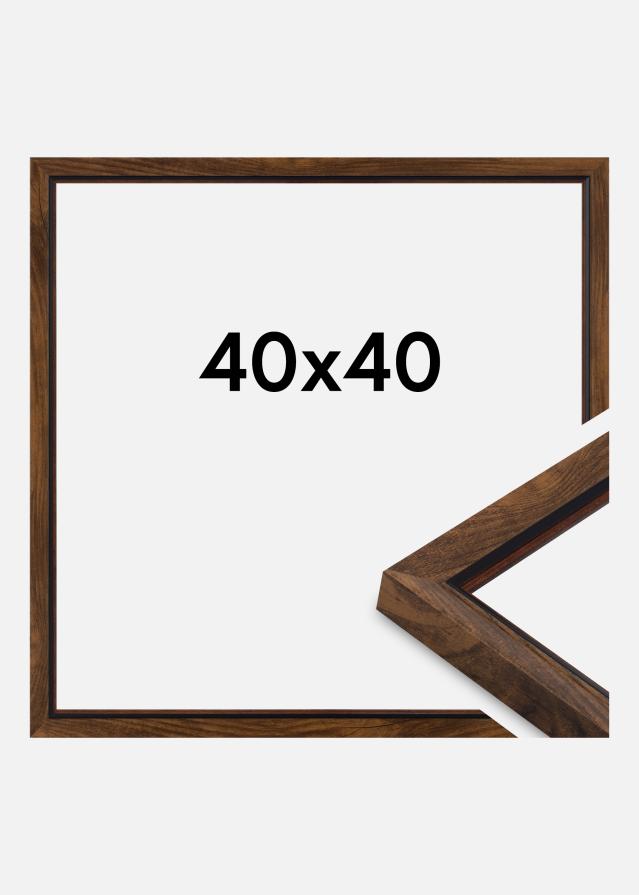 Rám Obsidian Akrylové sklo Orech 40x40 cm